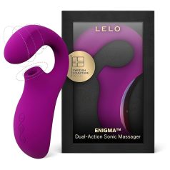   LELO Enigma - recargable, impermeable, vibrador 2en1 Punto G (púrpura)