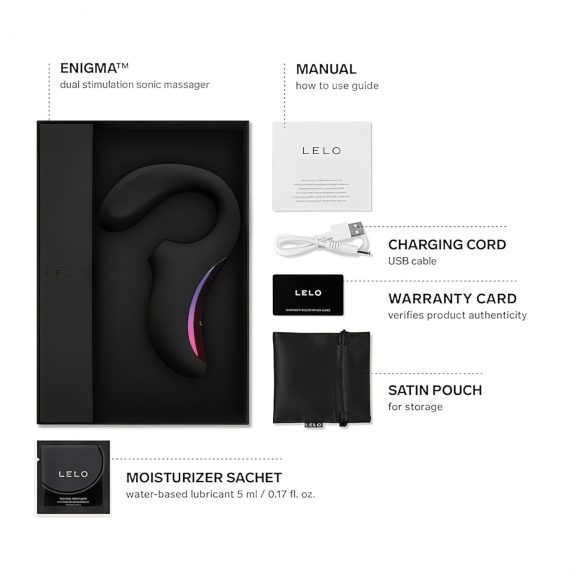 LELO Enigma - vibrador recargable 2en1 punto G y clítoris