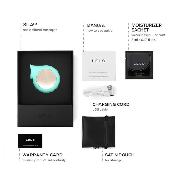 LELO Sila - succionador de clítoris resistente al agua - ondas sónicas