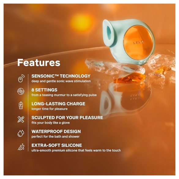 LELO Sila - succionador de clítoris impermeable con ondas sónicas - rosa