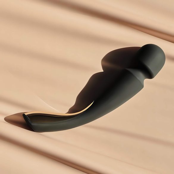 LELO - masajeador vibrador mediano recargable - silicona negra