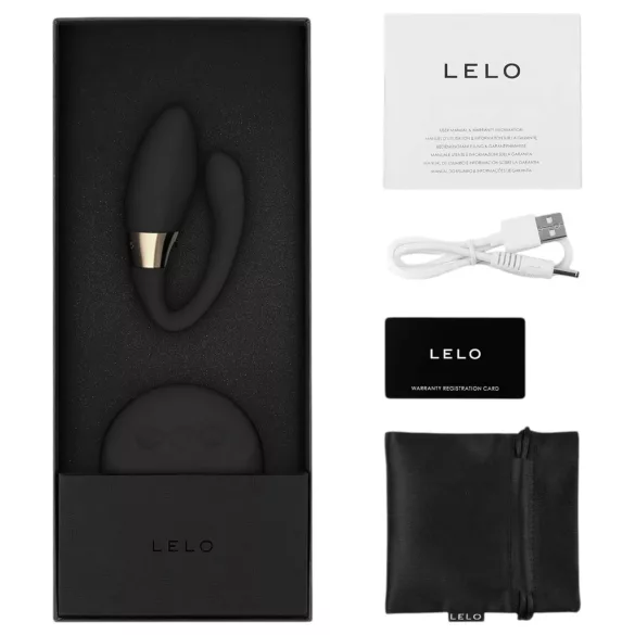 LELO Tiani Duo - vibrador para parejas - silicona - negro