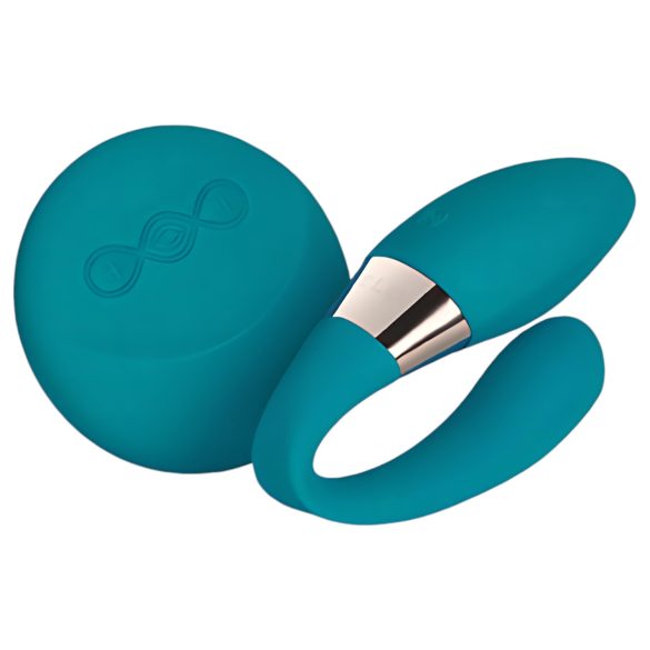 LELO Tiani Duo - vibrador de pareja de silicona (azul)