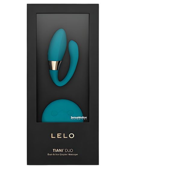 LELO Tiani Duo - vibrador para parejas - silicona - azul