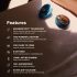 LELO Tiani Duo - vibrador de pareja de silicona (azul)