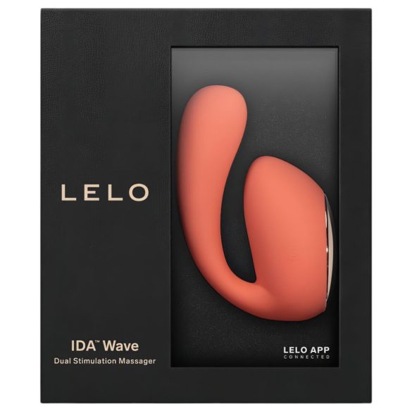 LELO Ida Wave - vibrador rotatorio recargable inteligente - color coral