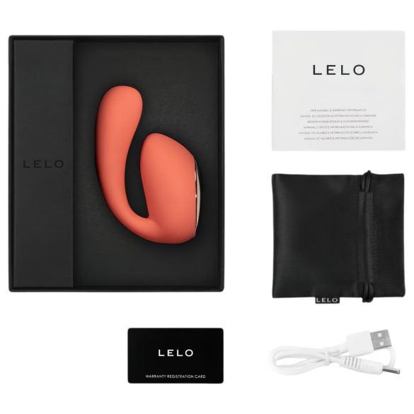 LELO Ida Wave - vibrador rotatorio recargable inteligente - color coral