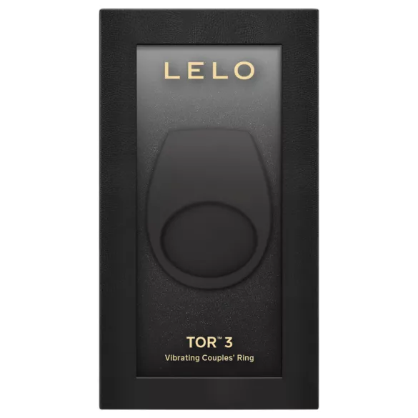 LELO - anillo vibrador recargable para pene - inteligente - silicona negra