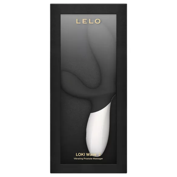 LELO Loki Wave 2 - vibrador prostático recargable e impermeable - negro