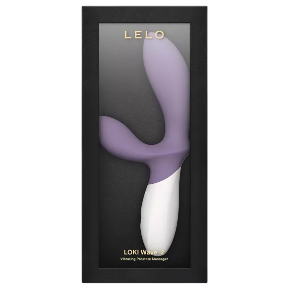 LELO Loki Wave 2 - vibrador prostático recargable impermeable silicona violeta