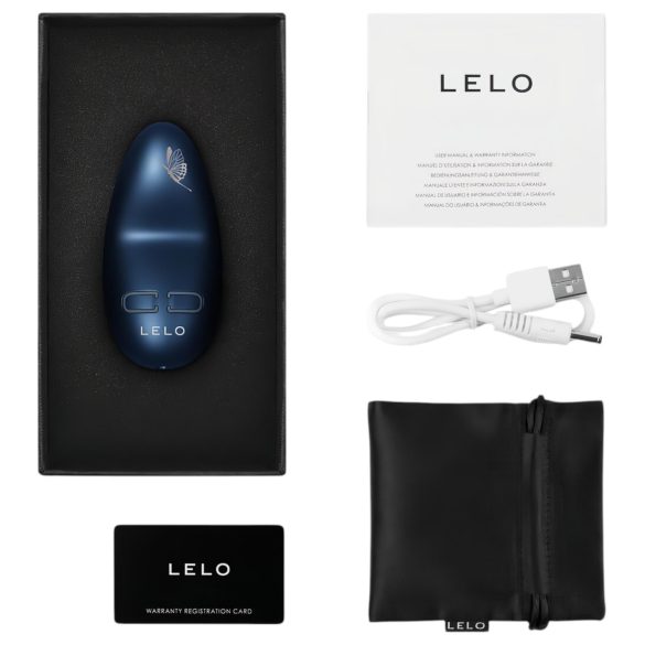 LELO Nea 3 - vibrador recargable para clítoris - impermeable - azul