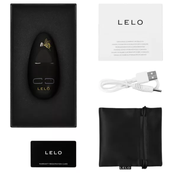 LELO Nea 3 - vibrador de clítoris recargable e impermeable - negro