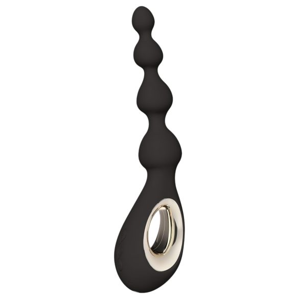 LELO Soraya Beads - vibrador anal recargable y resistente al agua (negro)