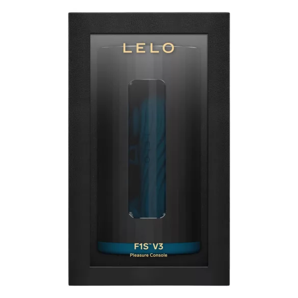 LELO F1s V3 - masturbador masculino interactivo - silicona negra y azul