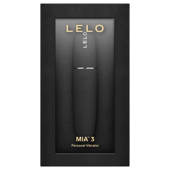 LELO Mia 3 - vibrador de lápiz de labios para viajar (negro)