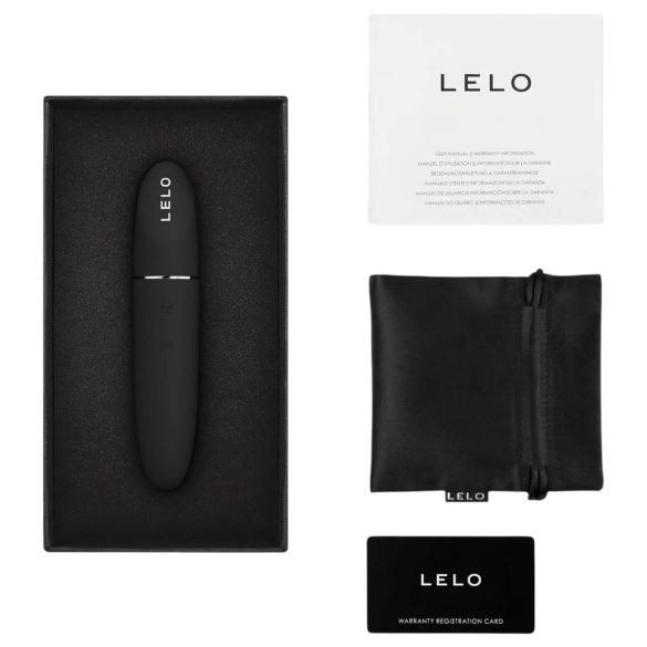 LELO Mia 3 - vibrador de lápiz de labios para viajar (negro)