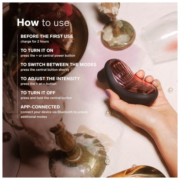 LELO Sona 3 Cruise - succionador de clítoris por ondas - silicona negra