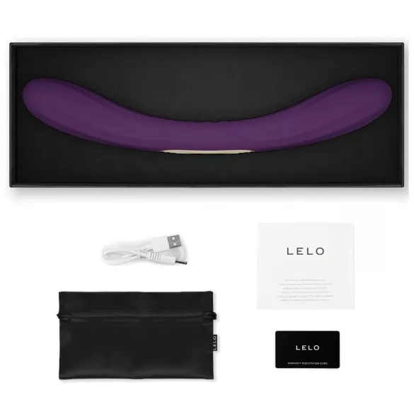 LELO Boomerang - vibrador de doble punta (morado)
