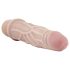 Dr. Skin Vibe No.3 - consolador realista vibrador color piel