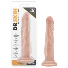   Dr. Skin - consolador realista con ventosa - color natural 19 cm