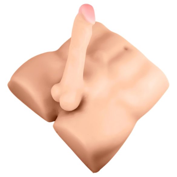 Blush X5 Rough Rider - masturbador masculino torso realista color natural