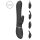 Vive Chou - Vibrador 4 en 1 con estímulo de clítoris (negro)