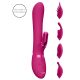 Vive Chou - vibrador con cabezas intercambiables y carga USB (rosa)