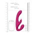 Vive Suki - vibrador ajustable sin bandas (rosa)
