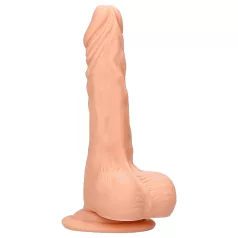   RealRock - dildo realista con testículos - 17 cm - color natural