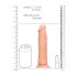 RealRock Dong 8 - Dildo realista (20 cm) - color natural