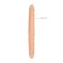 RealRock - dildo doble - 36 cm - color natural