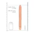 RealRock Double Dong 14 - dildo doble (36 cm) - natural