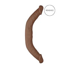   RealRock Double Dong 18 - doble consolador (46 cm) - oscuro natural