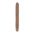 RealRock Double Dong 18 - doble consolador (46 cm) - oscuro natural
