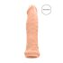RealRock 6 - funda pene 17cm - natural
