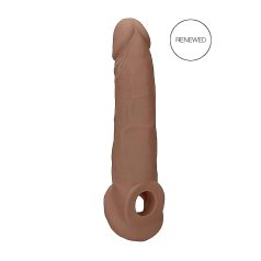 RealRock Manga Pene 9 - funda (21,5cm) - oscuro natural