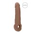 Funda RealRock 9 - Manga para Pene (21,5 cm) - Tono Natural Oscuro