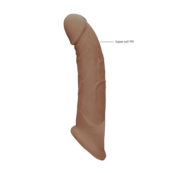 RealRock - funda para pene - 21,5 cm - color piel oscura