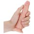 RealRock Slim - dildo realista - 15,5cm (natural)
