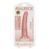 RealRock Slim - dildo realista - 15,5cm (natural)