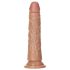 RealRock Slim - dildo realista 15,5cm (oscuro natural)