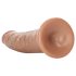 RealRock Slim - dildo realista 15,5cm (oscuro natural)