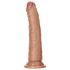 RealRock Slim - dildo realista 15,5cm (oscuro natural)