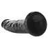 Dildo realista Slim RealRock 15,5cm (negro)