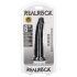 Dildo Realista RealRock Slim - 15,5 cm (negro)