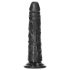 Dildo Realista RealRock Slim - 15,5 cm (negro)