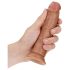 RealRock - dildo realista - 15,5cm (oscuro natural)