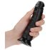 RealRock - dildo realista con ventosa - 15,5cm (negro)