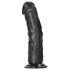 RealRock - dildo realista con ventosa - 15,5cm (negro)