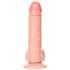 RealRock - dildó realista con succión - 15,5cm (natural)